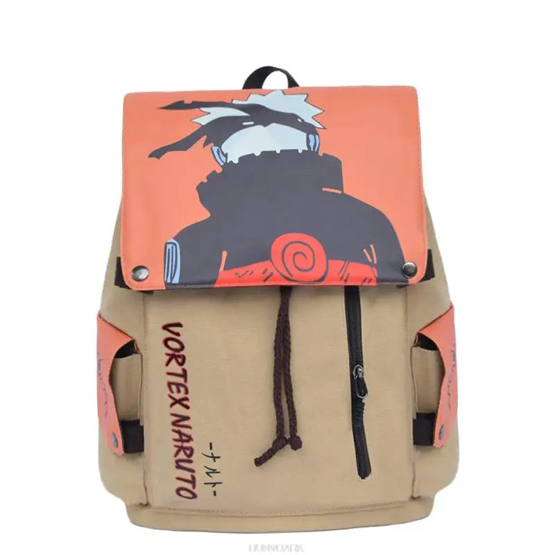 MOCHILA EM COURO NARUTO
