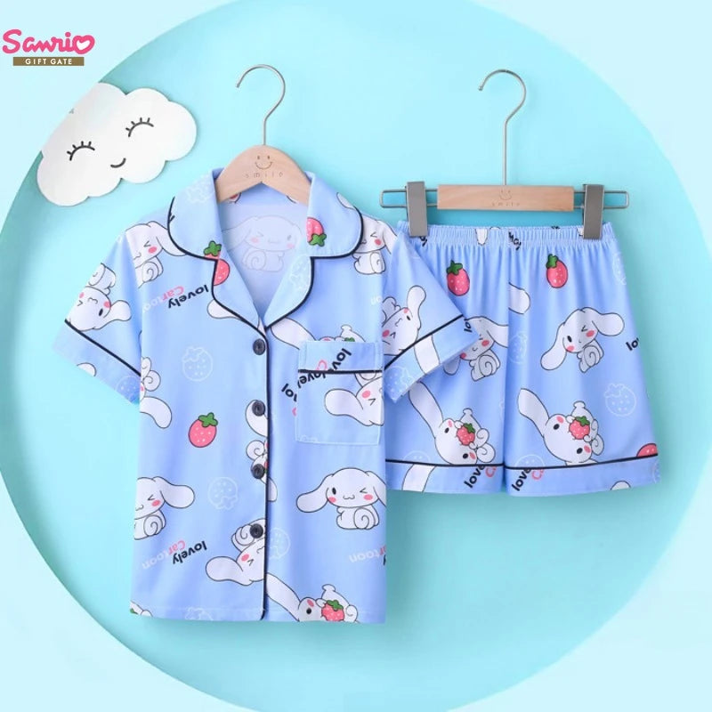Pijama Infantil Sanrio Short Doll My Melody, Cinnamoroll & Kuromi