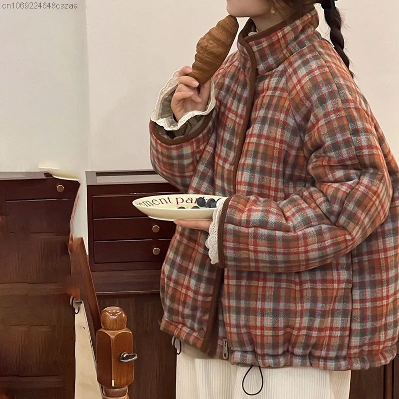 Jaqueta Xadrez Mickey Dreams Edição Y2K