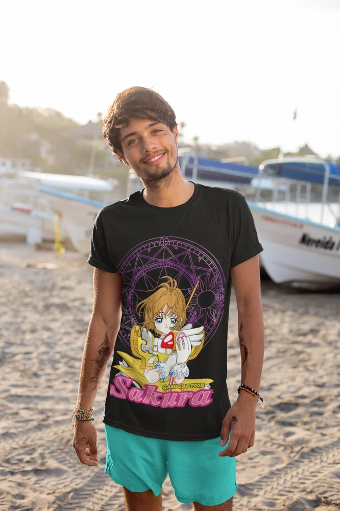 Camiseta Sakura Card Captor, Selo Mágico