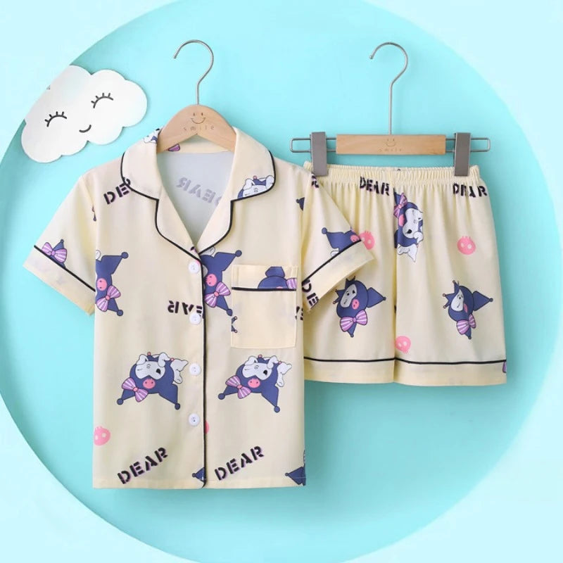 Pijama Infantil Sanrio Short Doll My Melody, Cinnamoroll & Kuromi