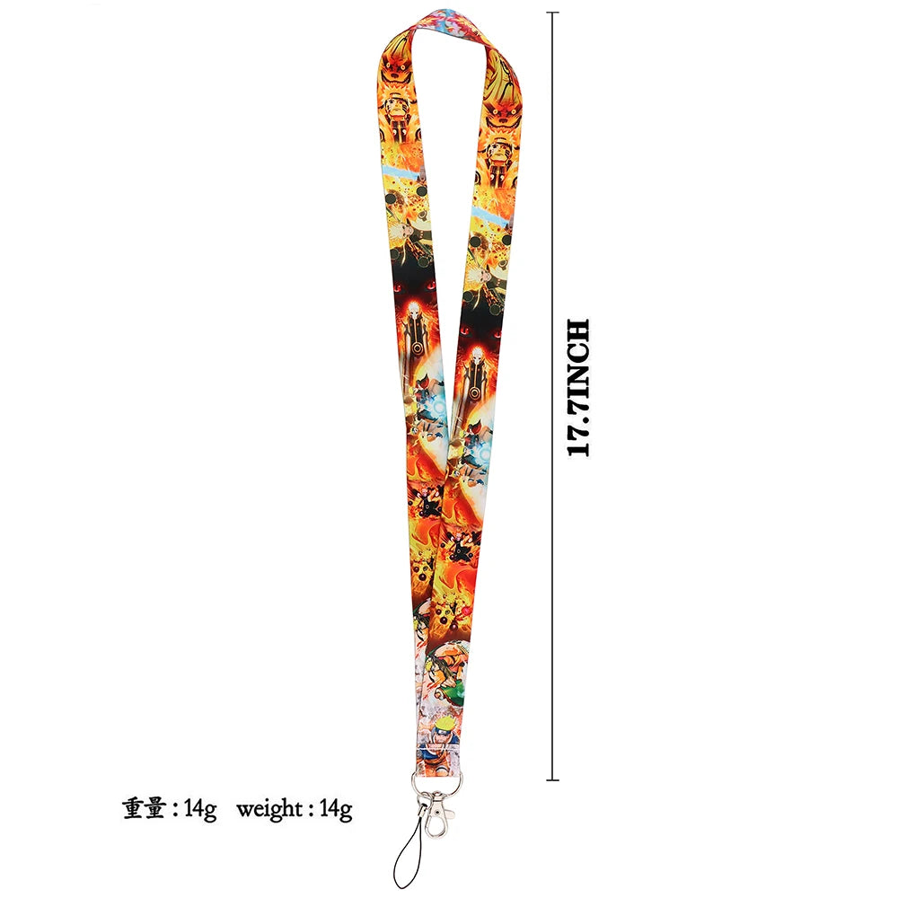 Chaveiro Cordões de Pescoço Com Card, Naruto