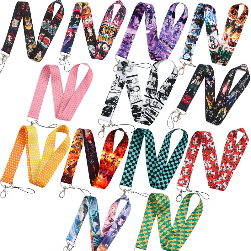 Chaveiro Cordões de Pescoço Respiração Total, Demon Slayer