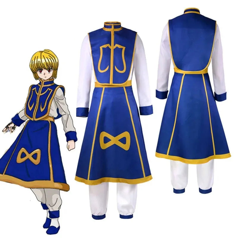 Fantasia Cosplay Adulto e Infantil Kurapika