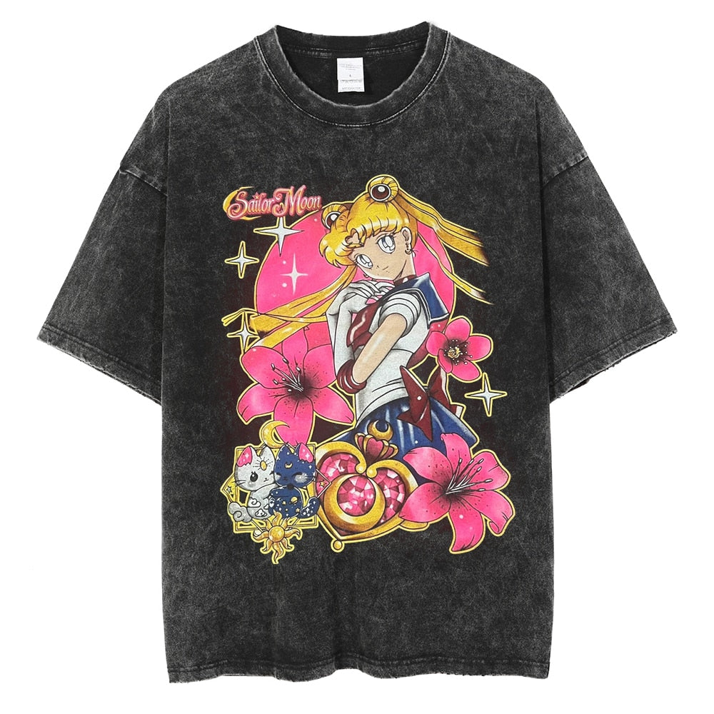 Camisa Vintage Magia Lunar, Sailor Moon