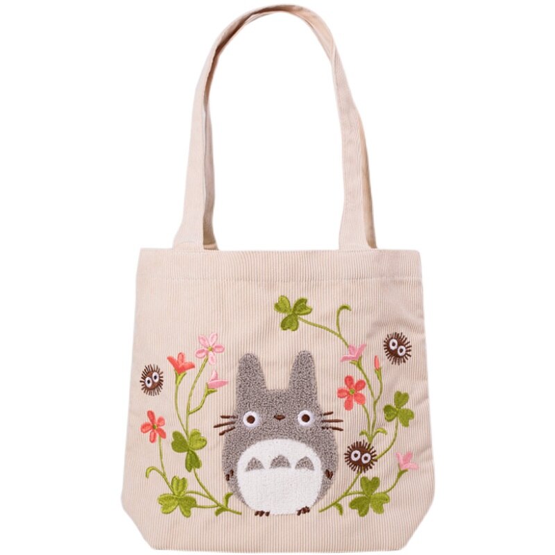 Bolsa Totoro & Flores – Bolsa + Necessaire