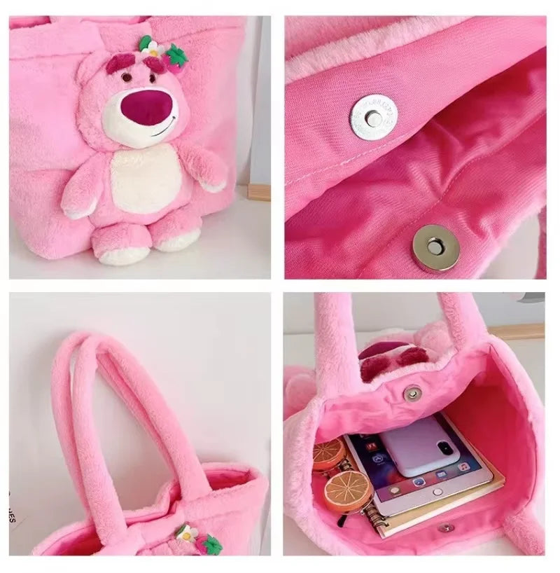 Bolsa Pelúcia Stitch & Lotso