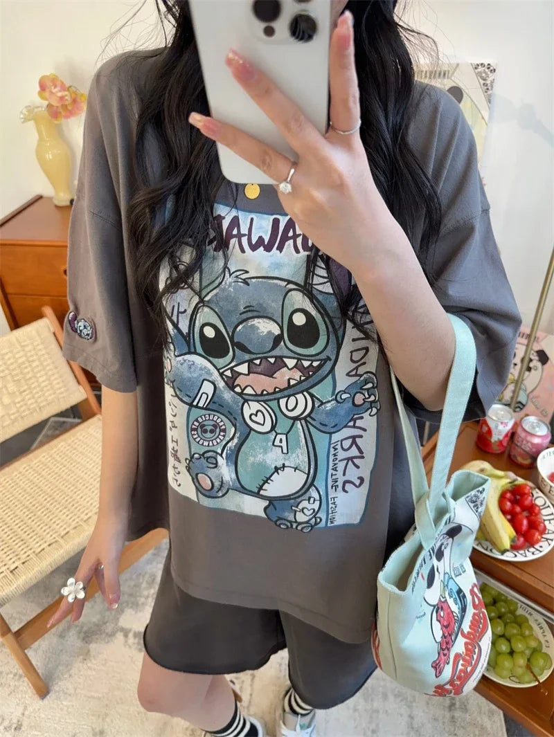 Camisa Cutie Stitch, Disney Y2K