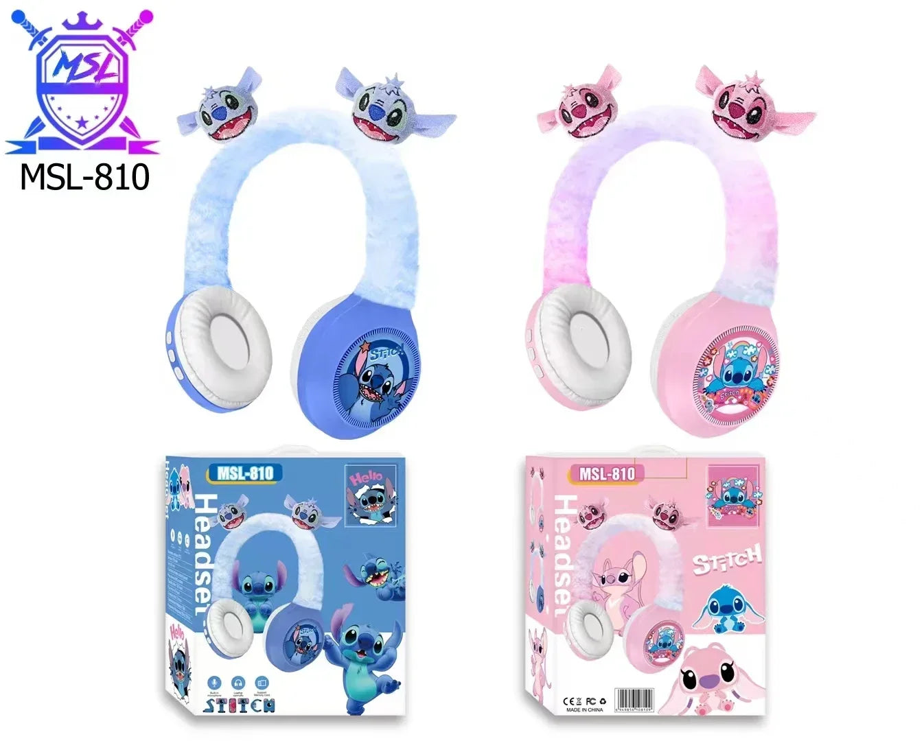 Fone de Ouvido Stitch Bluetooth