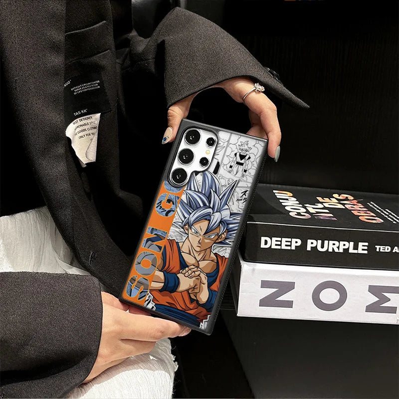 Capinha 3D Son Goku Dual Form – Super Saiyajin + Instinto Superior (Samsung S)