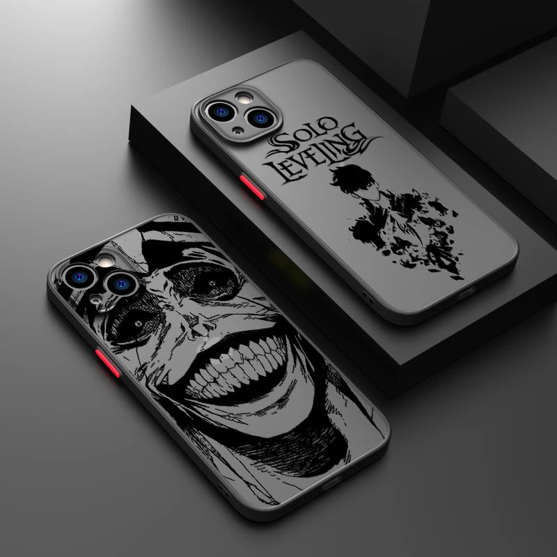 Capinha Estátua de Deus Solo Leveling (iPhone)