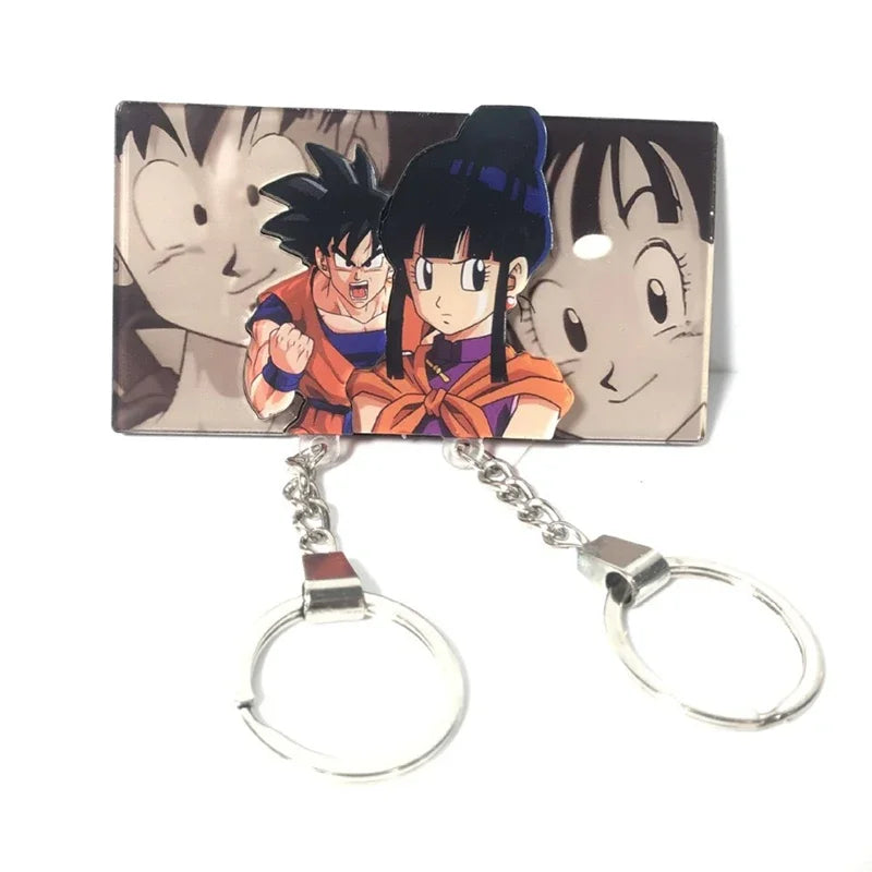 Chaveiro Casal Goku &amp; Chichi, Dragon Ball