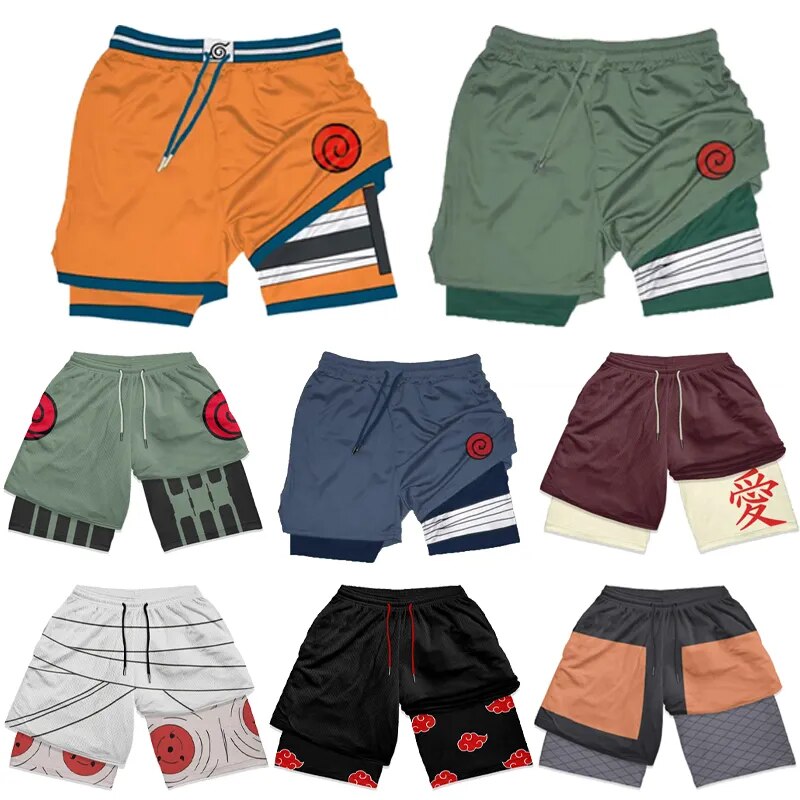 Short de Compressão Naruto Crew