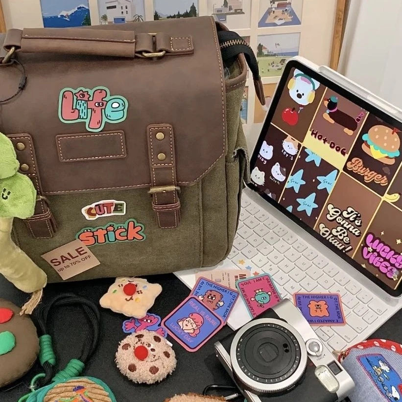 MOCHILA RETRO - CUTE STICK