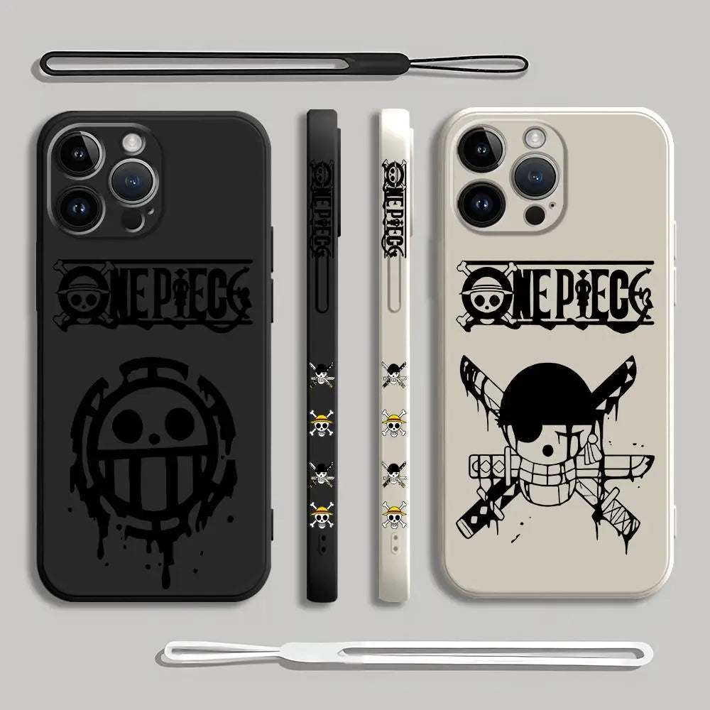 Capinha Law & Zoro One Piece (iPhone)