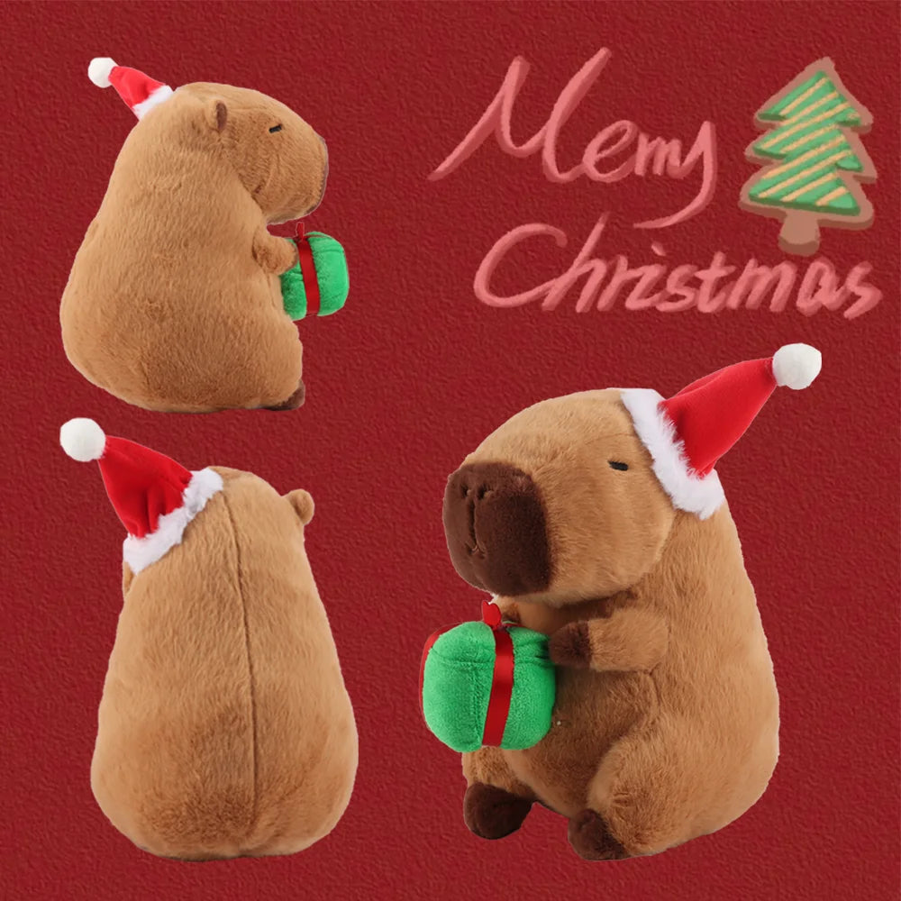 Pelúcia Capivara Fofinha Natalina