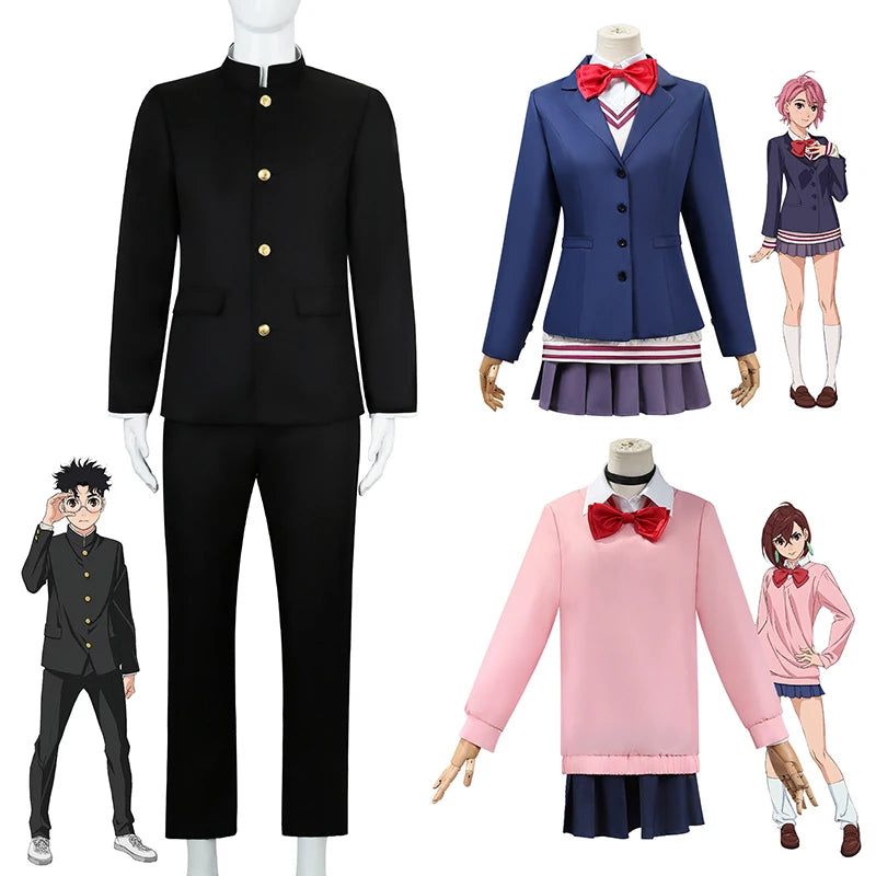 Fantasia Cosplay Adulto Dandadan, Momo, Ken e Aira