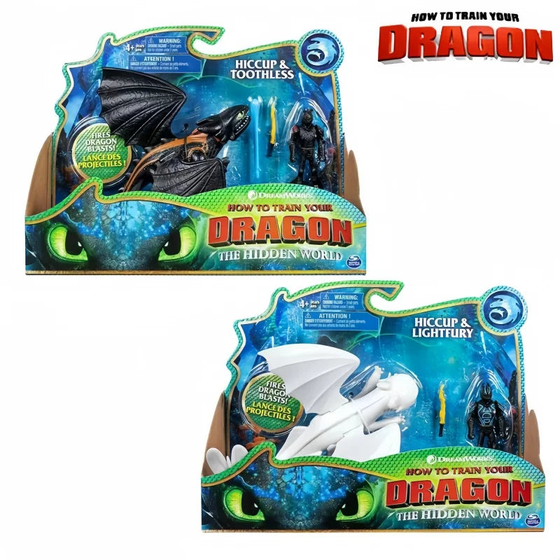 Dragões de Ação - Banguela, Fúria da Luz e Dragões do Mundo Escondido