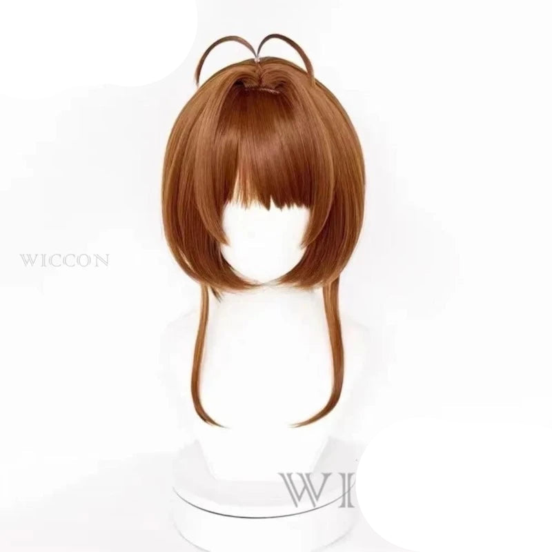 Fantasia Cosplay Adulto e Infantil Sakura Kinomoto, Cardcaptor Colegial