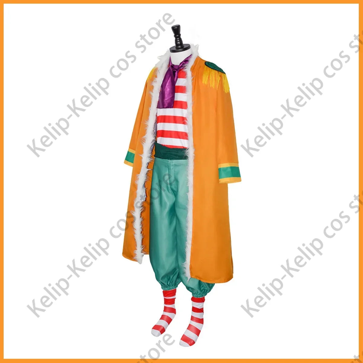 Fantasia Cosplay Buggy, o Palhaço Estrela