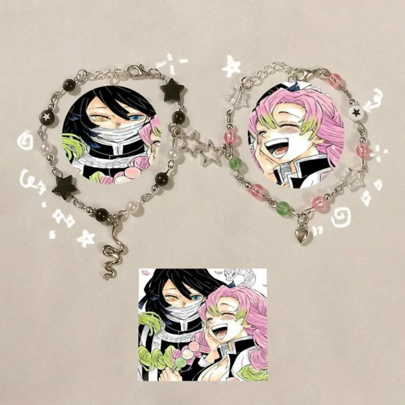 Pulseira Casal Iguro & Mitsuri