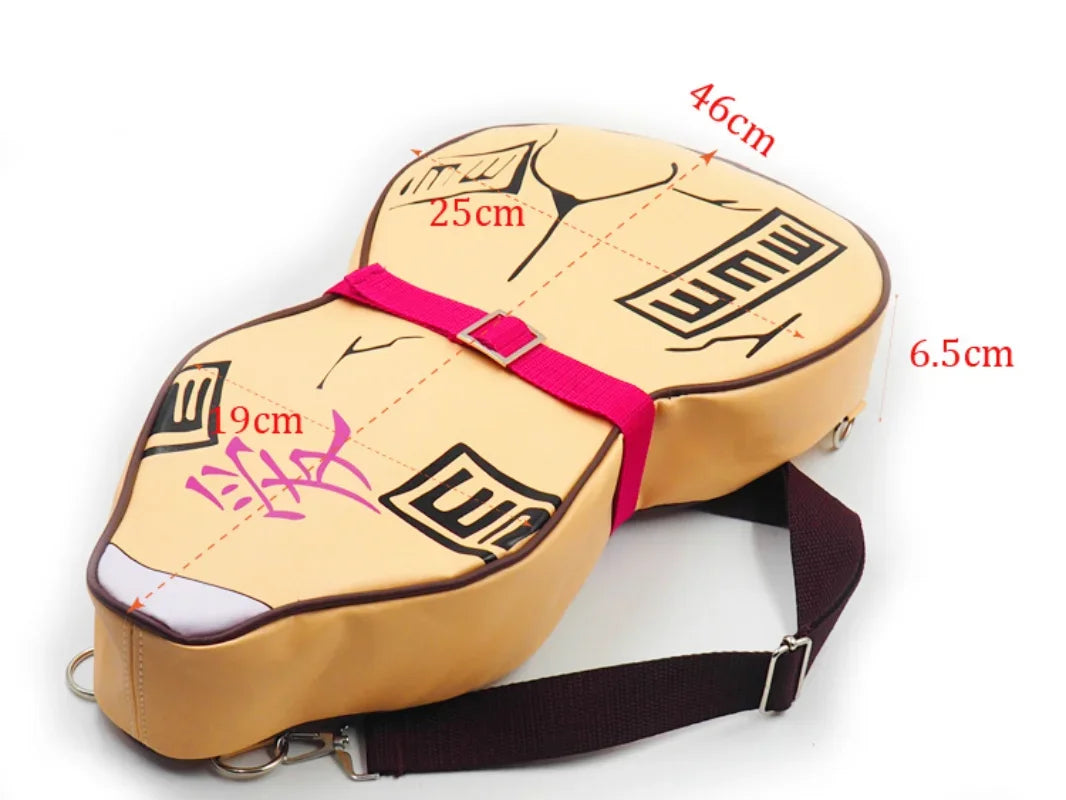 MOCHILA CABAÇA DE AREIA DO GAARA (NARUTO)