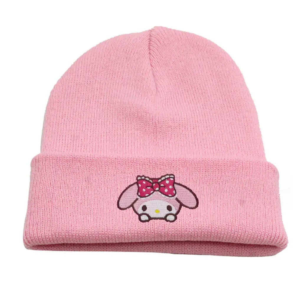 Touca Gorro Sanrio Kawaii Felpuda, Hello Kitty e Amigos