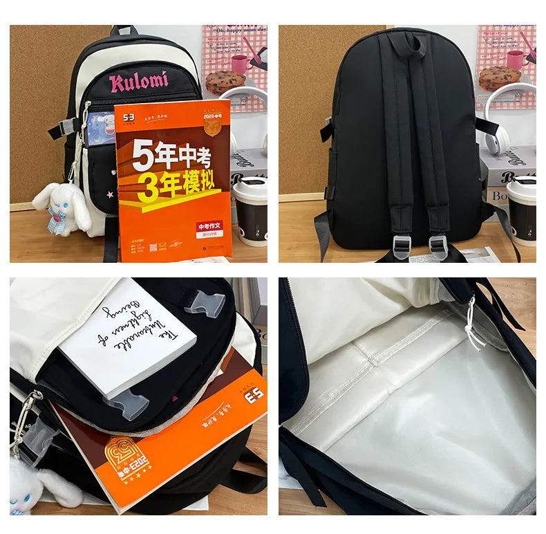 Mochila Kawaii Sanrio – Cinnamoroll, Kuromi e My Melody