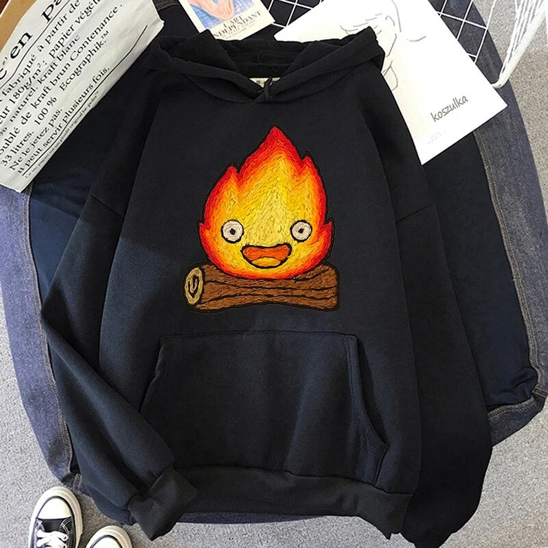 Moletom Calcifer, Chama Encantada – Ghibli Wear