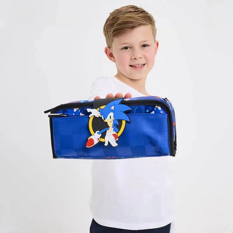 Mochila Smiggle Sonic (Garrafa e Lancheira)