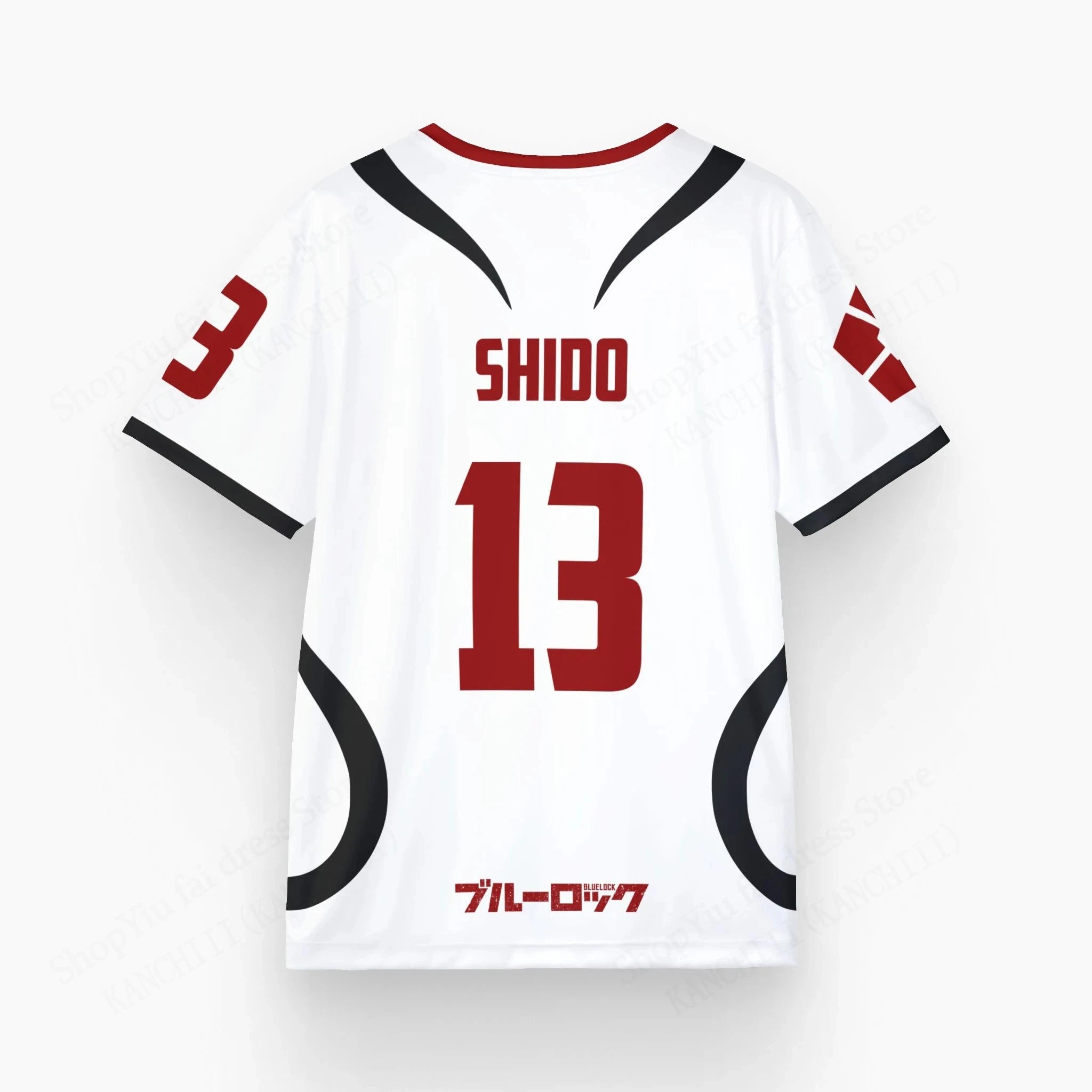 Camiseta Adulto e Infantil Blue Lock Sae Itoshi - Seleção Japonesa U-20