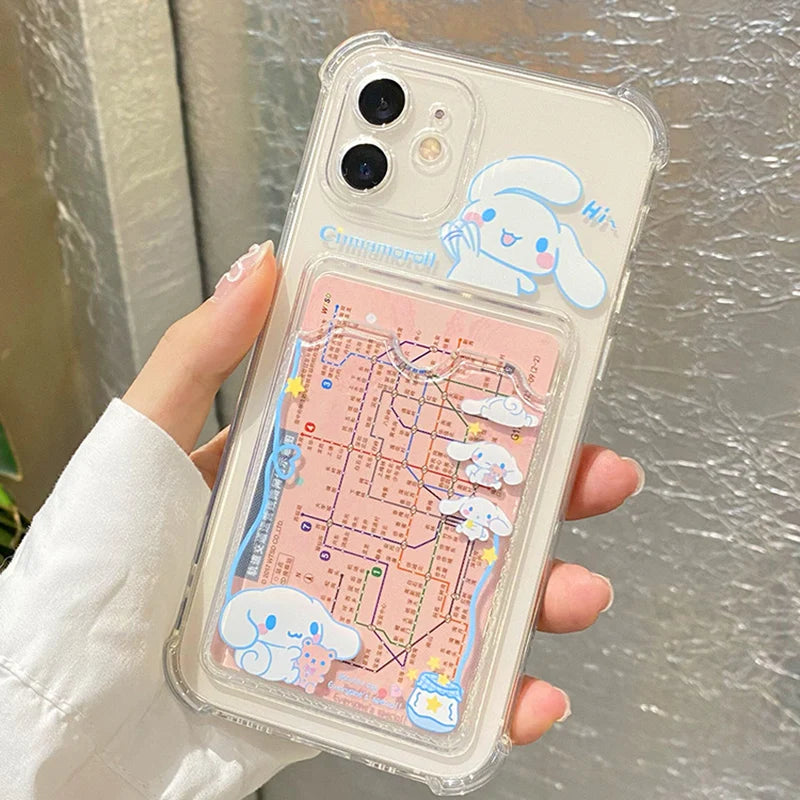 CAPINHA KAWAII PORTA CARTÃO CINNAMOROLL