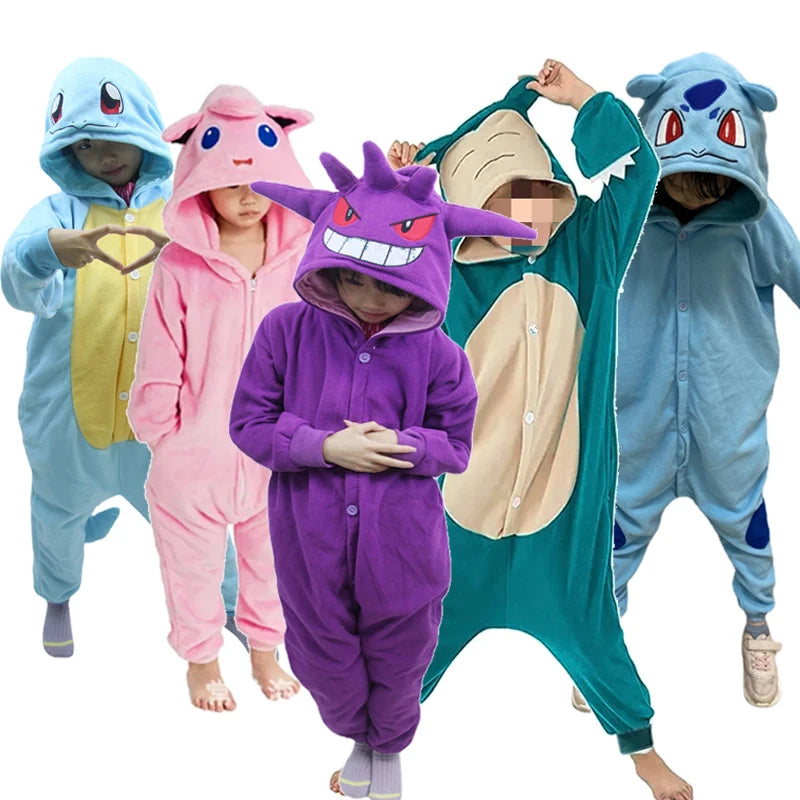 Pijama Cosplay Infantil Pokemón Kigurumi, Fofura Lendária