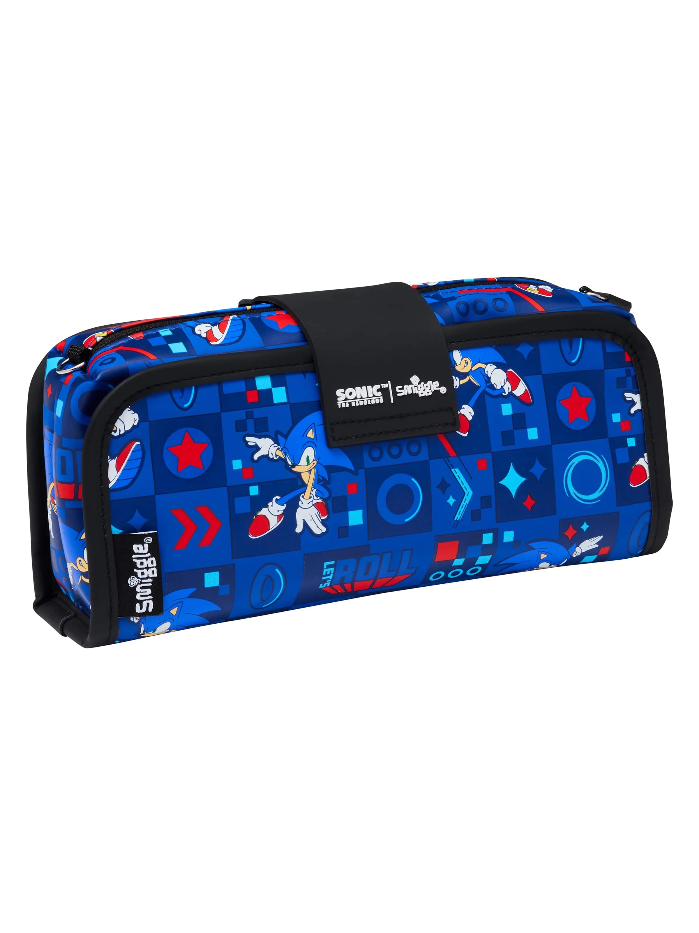 Mochila Smiggle Sonic (Garrafa e Lancheira)