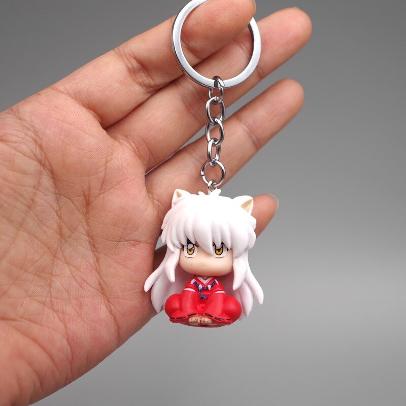 Chaveiro Mini Chibi Inuyasha, 4 un.