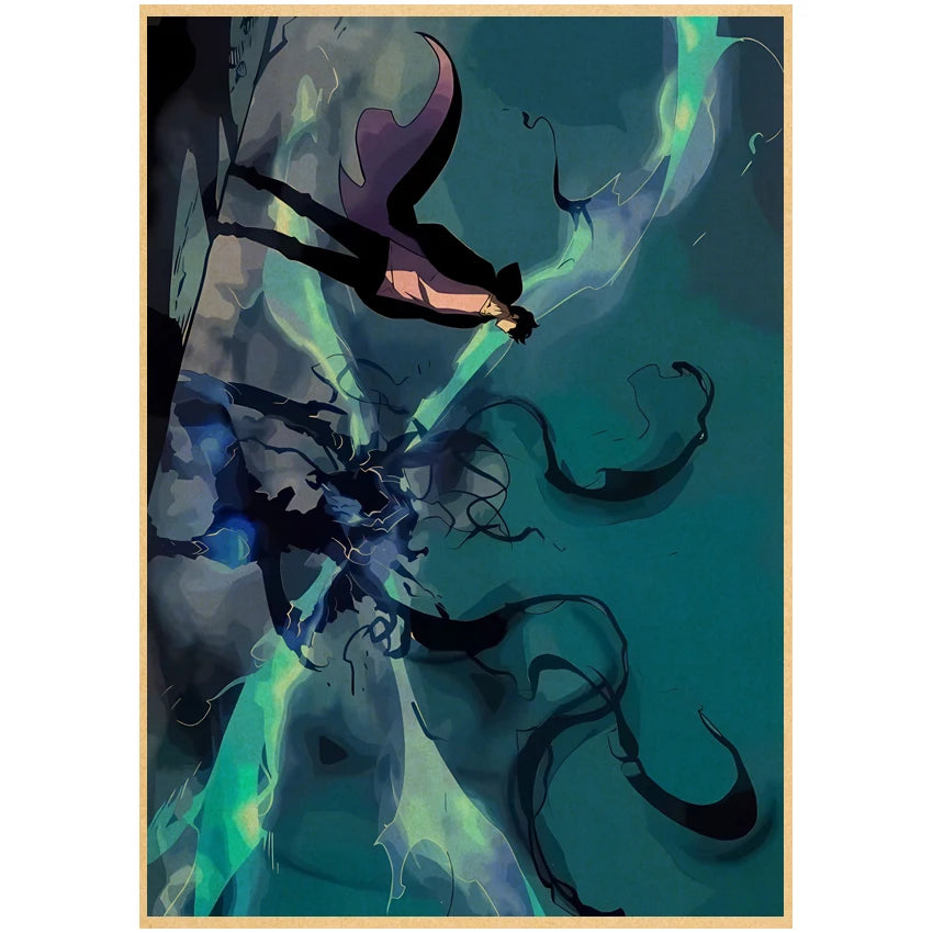 Quadro Retrato da Caçada: Solo Leveling