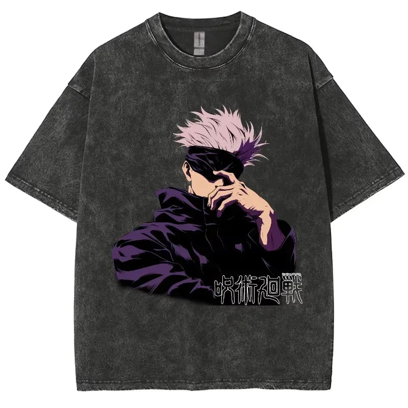 Camiseta Oversized "Feiticeiros de Jujutsu"
