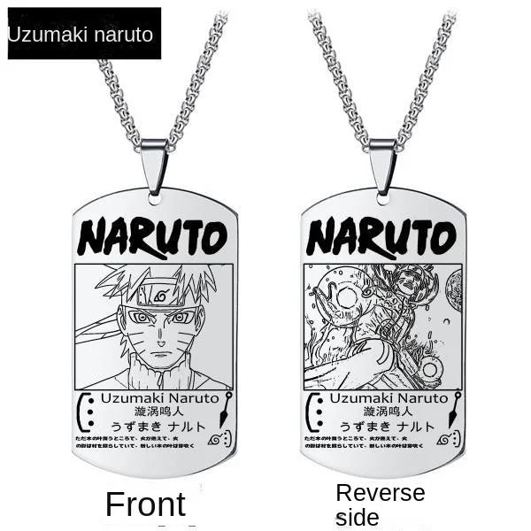 Colar DogTag Naruto Uzmaki