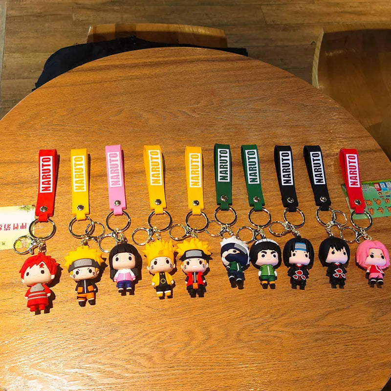 Chaveiro Naruto Chibi, Coleção Completa