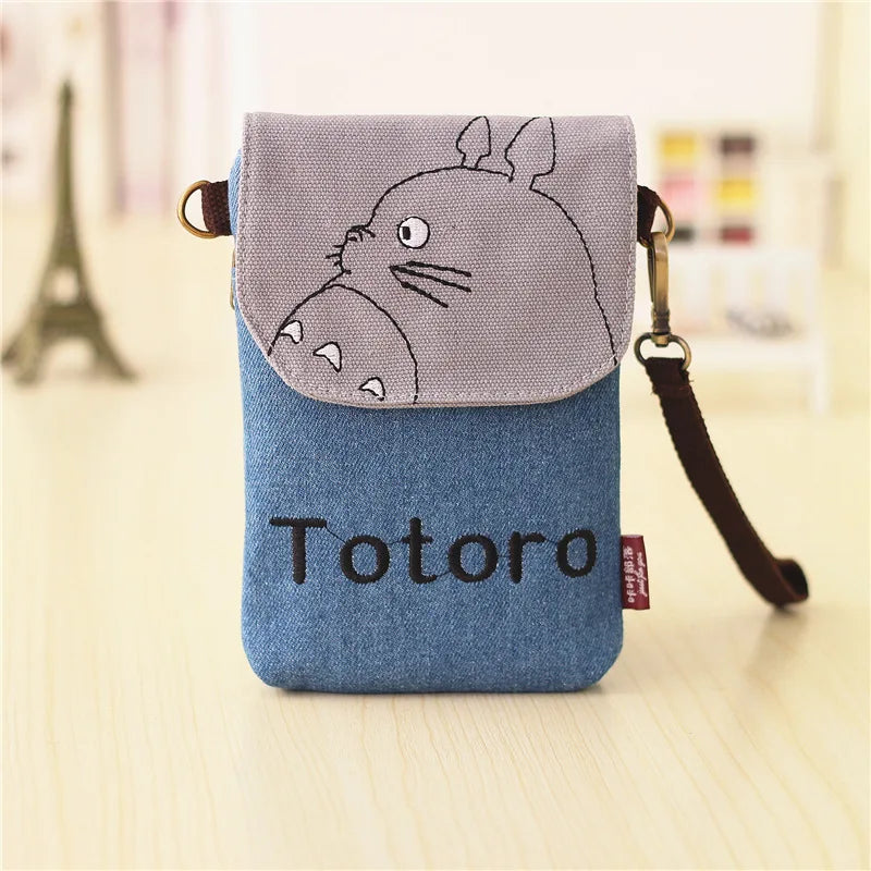 Mini Bolsa Transversal Totoro – Canvas Fofo