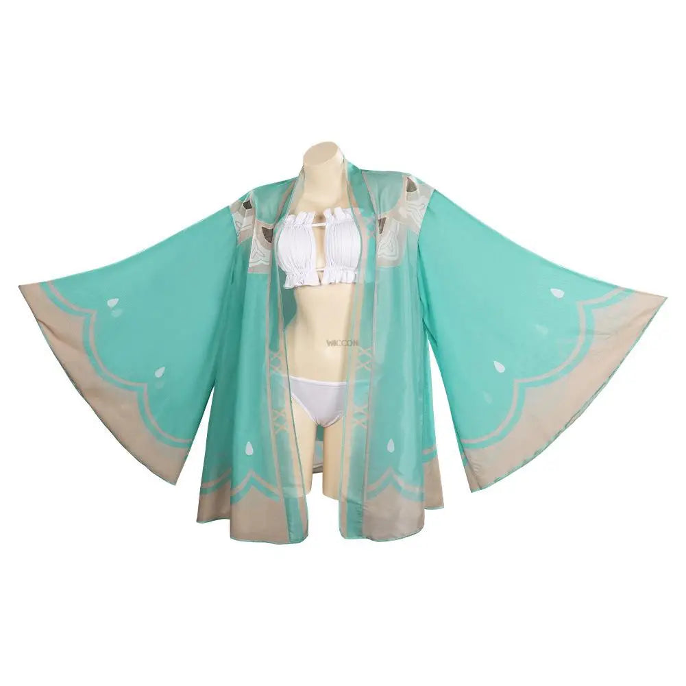 Biquíni Genshin Impact: Elegância Elemental