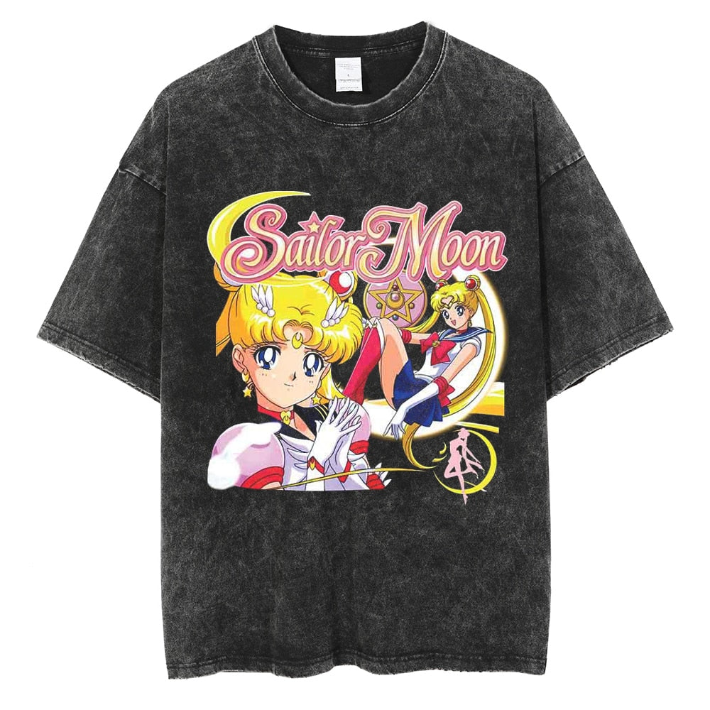 Camisa Vintage Guerreiras Cósmicas, Sailor Moon