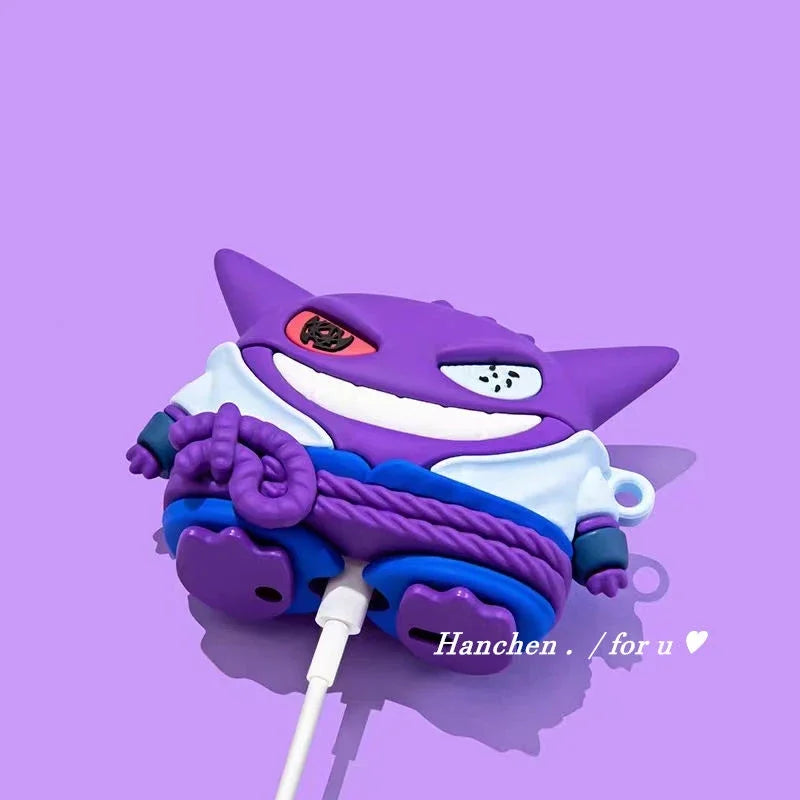 CAPINHA AIRPOD GENGAR X SASUKE
