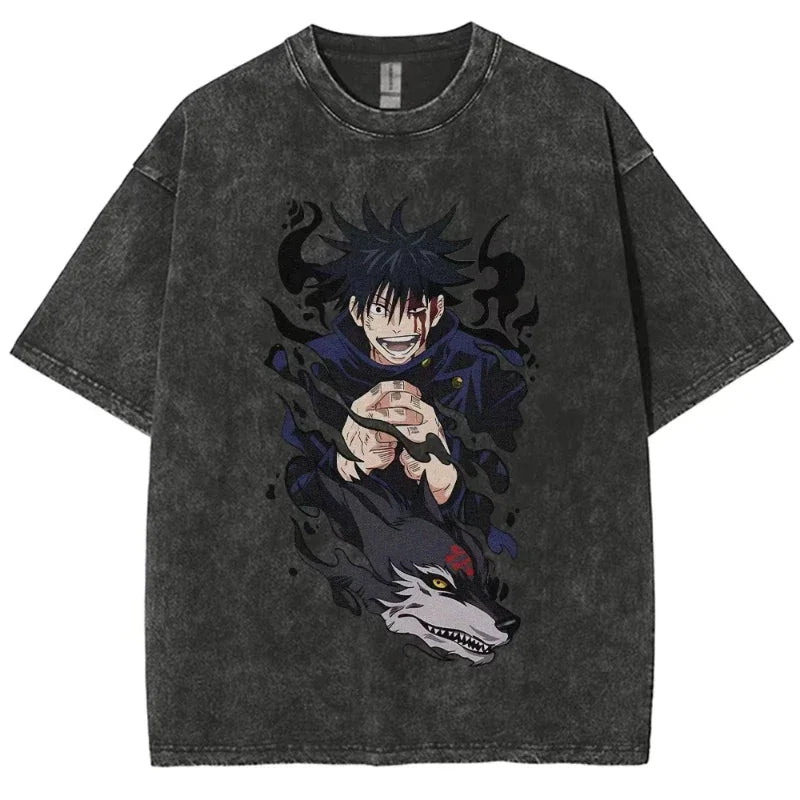 Camiseta Oversized "Feiticeiros de Jujutsu"