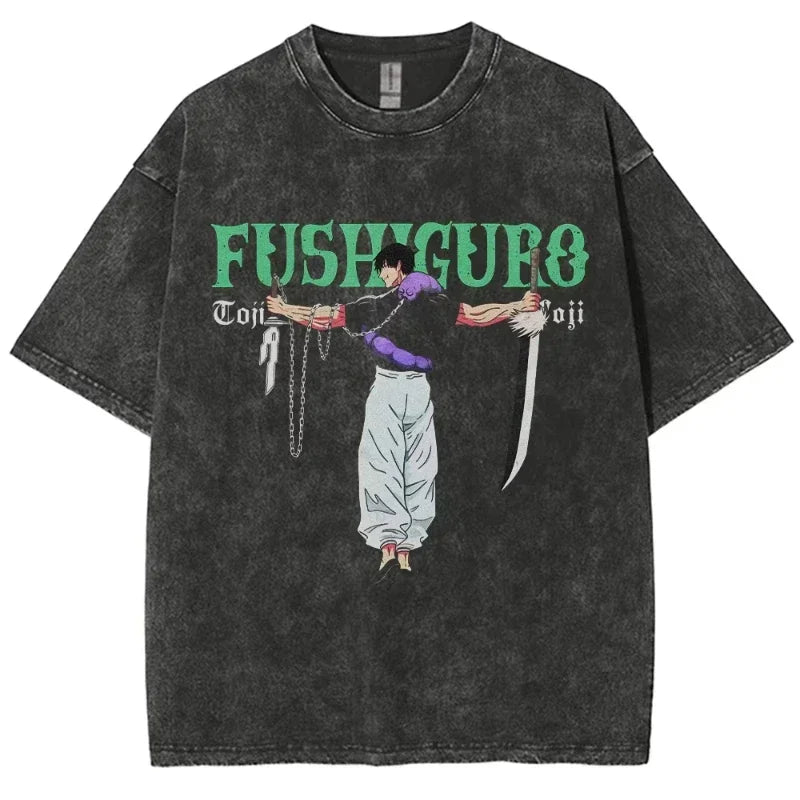 Camiseta Oversized "Feiticeiros de Jujutsu"