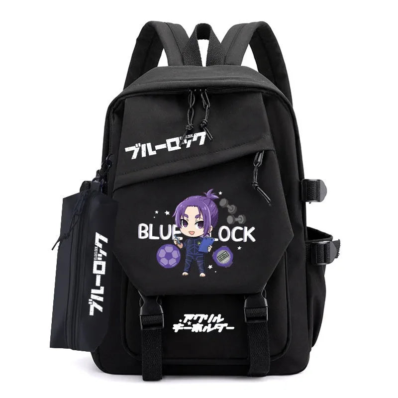 Mochila Bloco X Blue Lock