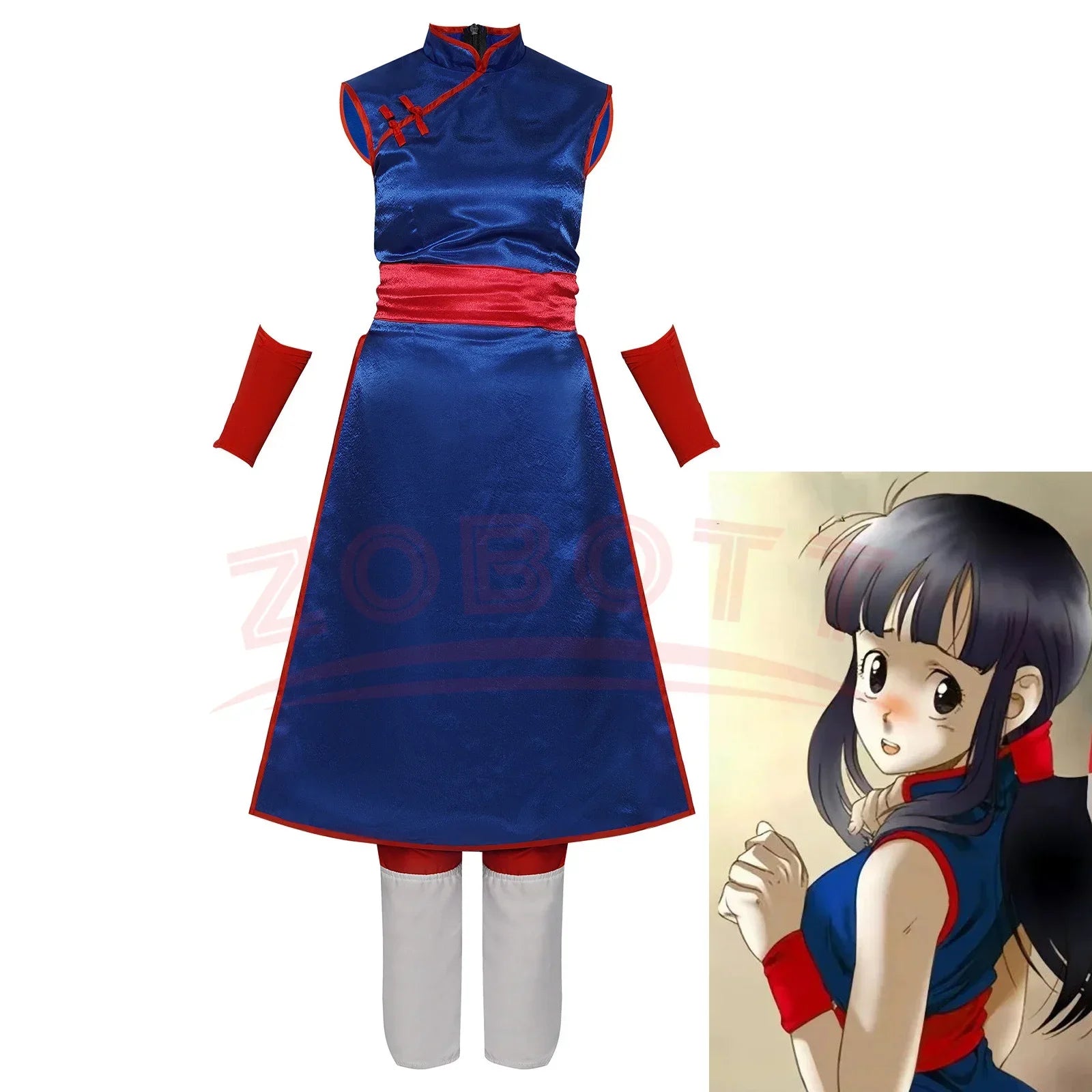 Fantasia Cosplay Chichi, Blue Cheongsam