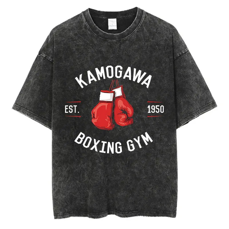 Camiseta Vintage Hajime no Ippo, Kamogawa Boxing Gym