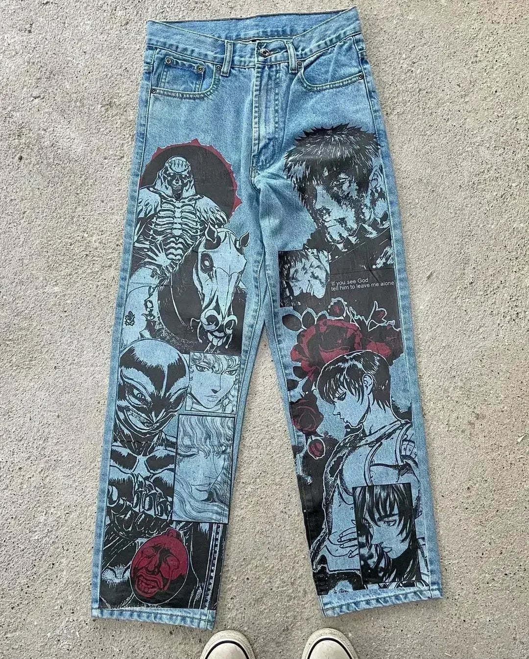 Calça Jeans Berserk: Eclipse Warrior