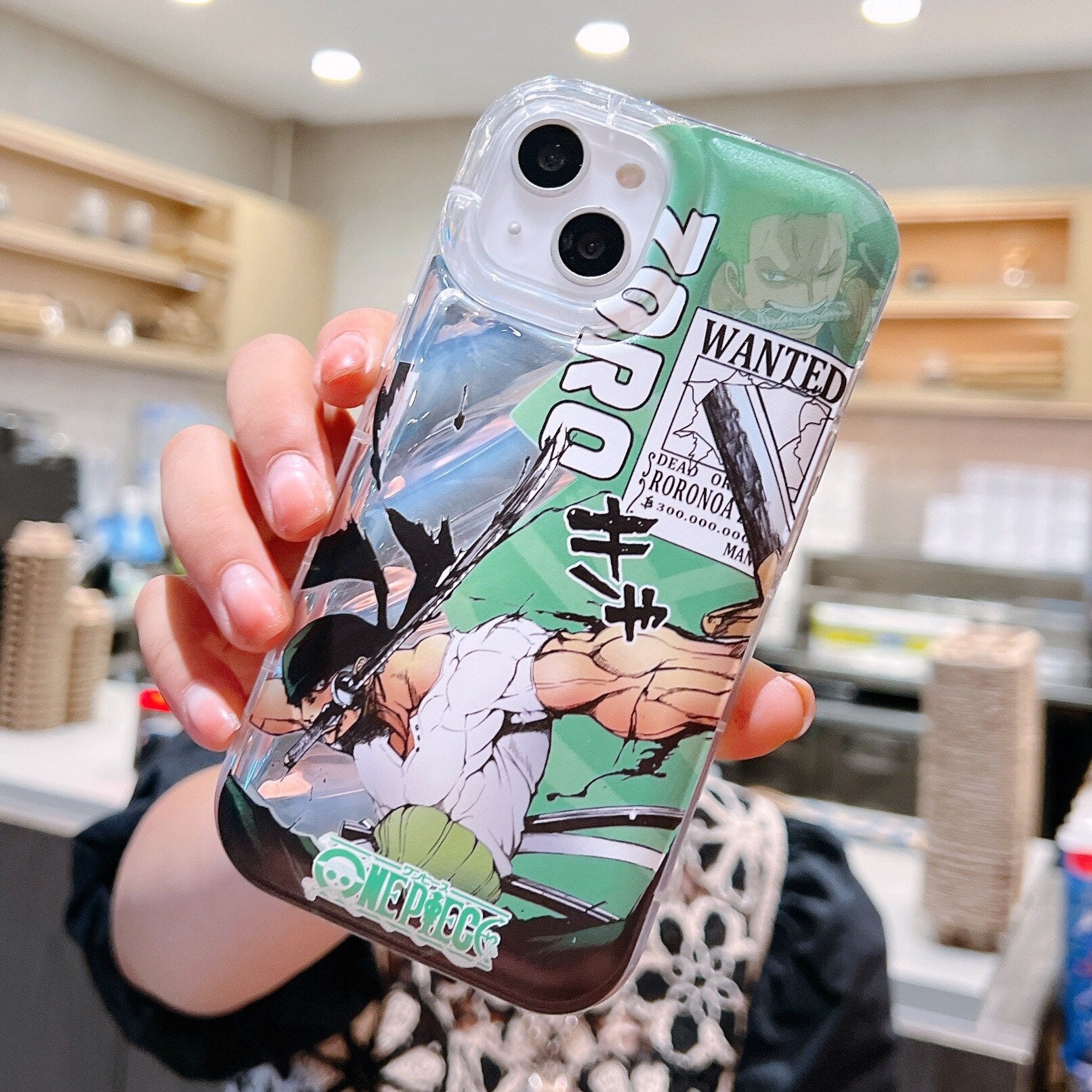 Capinha Luffy Gear 5 & Zoro Crew (iPhone)